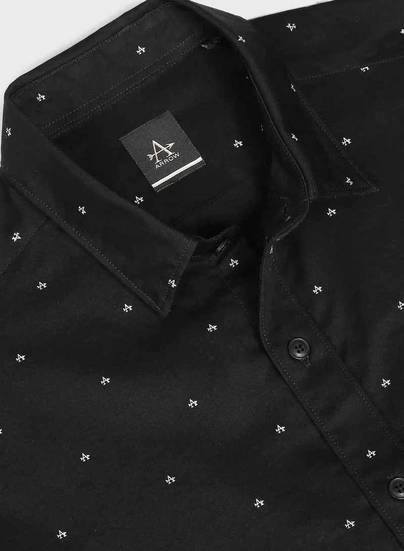 Arrow Printed Regular Fit Shirt