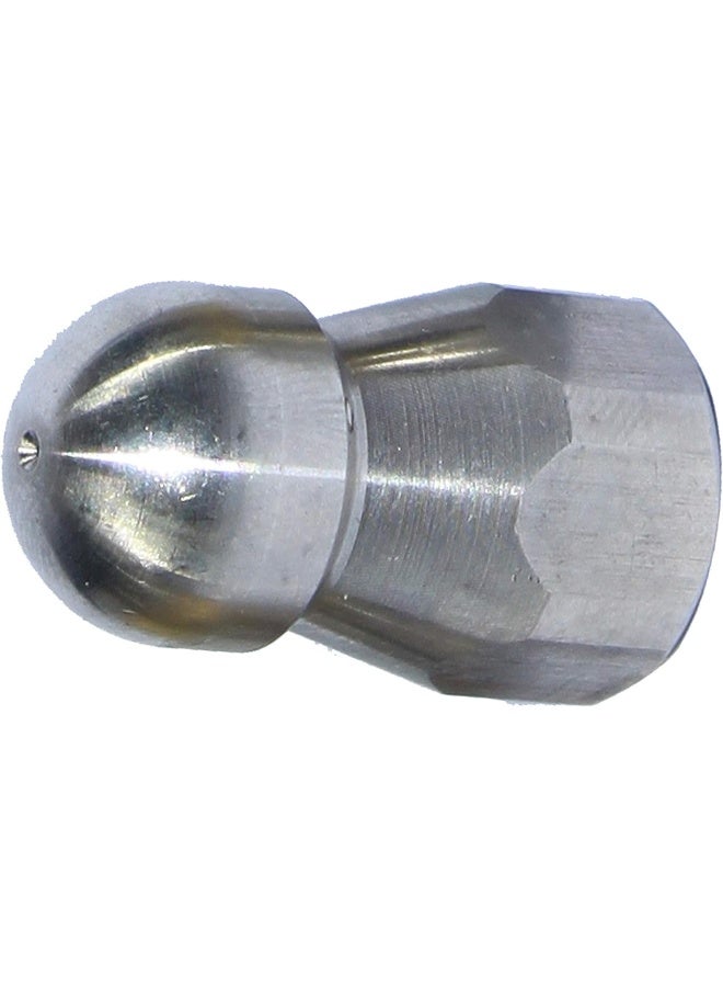 XZT 4000Psi Sewer Drain Nozzle, Rotating Button Nose, Pressure Washer Sewer Drain Hose Nozzle (S13-1/4)  - Image 1
