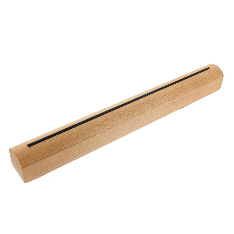 Natural Wood Laptop Stand Tablet Desk Holder Space Saving Portable - Image 2