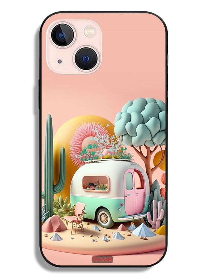 Tolwak Apple iPhone 13 mini Protective Case Senercy Art - Image 2