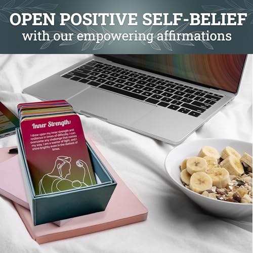 QUOKKA Rethink 95 Positive Affirmation Cards for Mindfulness | Inspirational Motivational Cards for Women, Men, Teens for Stress Anxiety Relief and Mental Wellness | Durable Self Care Card Set - Image 3