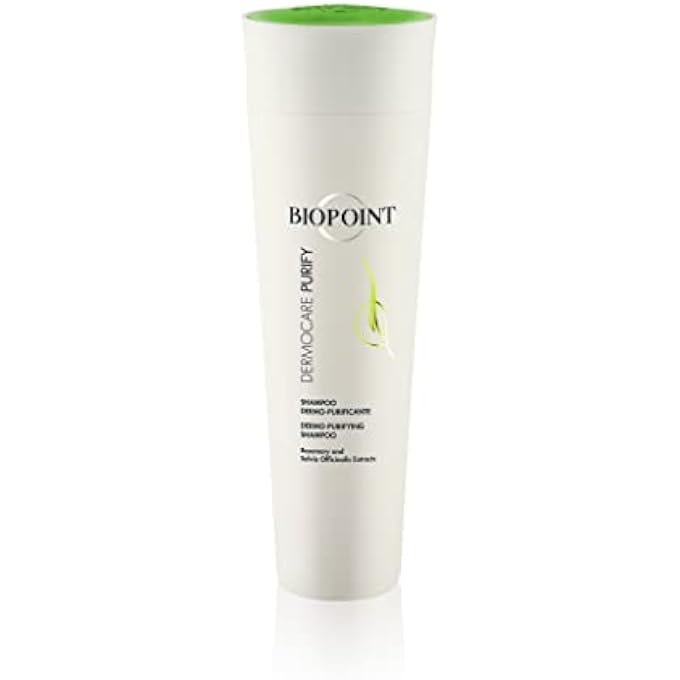 BIOPOINT Clarifying Shampoo for Greasy Scalp - Oily Hair Purifier and Build-up Remover, Sebum Normalizing and Delicate Cleansing