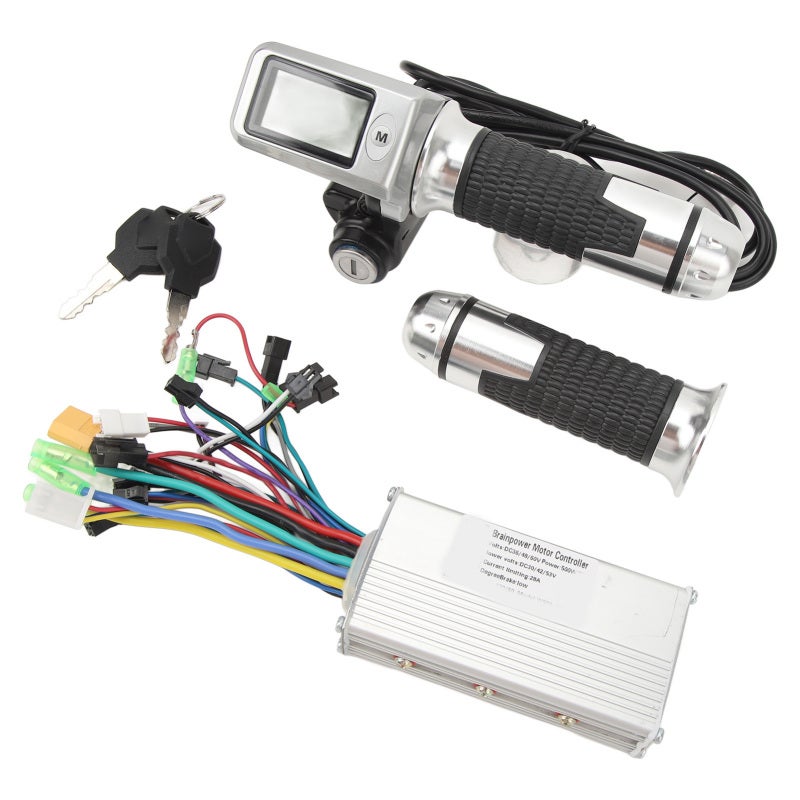 KF Brushless Motor Controller 36V 48V 500W Sine Wave - Automatic Hall Repair Waterproof Controller with LCD Throttle Grip for Electric Bicycle - Image 3