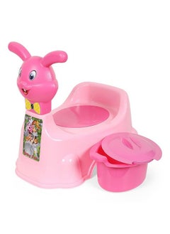 Nabhya Rabbit Baby Potty Training Seatchair For Kidsinfant Potty Toilet Chair With Removable Tray & Closing Lid (Pink)  - Image 2
