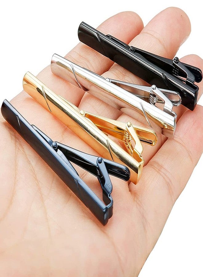 Erioctry Mens Stainless Steel Tie Clips Minimalist Necktie Tie Bar Clasp Clip Clamp Pins Best Gift For Men Business Party Wedding Best Gift and Daily Life - Image 2