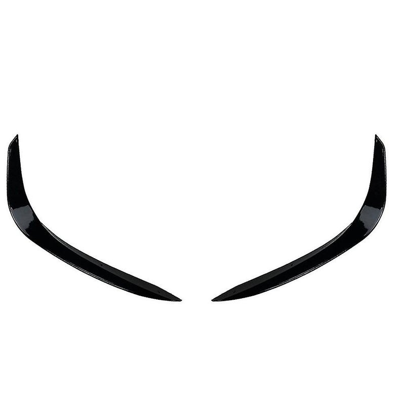 2pc Bumper Lower Spoiler For Mercedes-benz C-class W206 2022 Black - Image 1