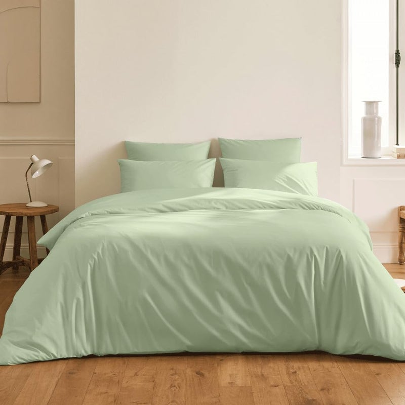 Bed N Home, Duvet Cover Set - 3 Pieces - Pine Green (180x220cm)