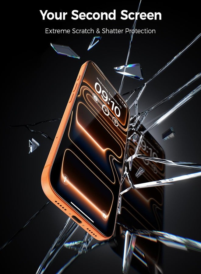 BENKS GlassWarrior AR Screen Protector for iPhone 17 Pro Max 6.9 inch, 3D Curved Full Coverage Tempered Glass, Superior Scratch Resistance Anti-Reflective Tempered Glass Screen Protector - Image 4