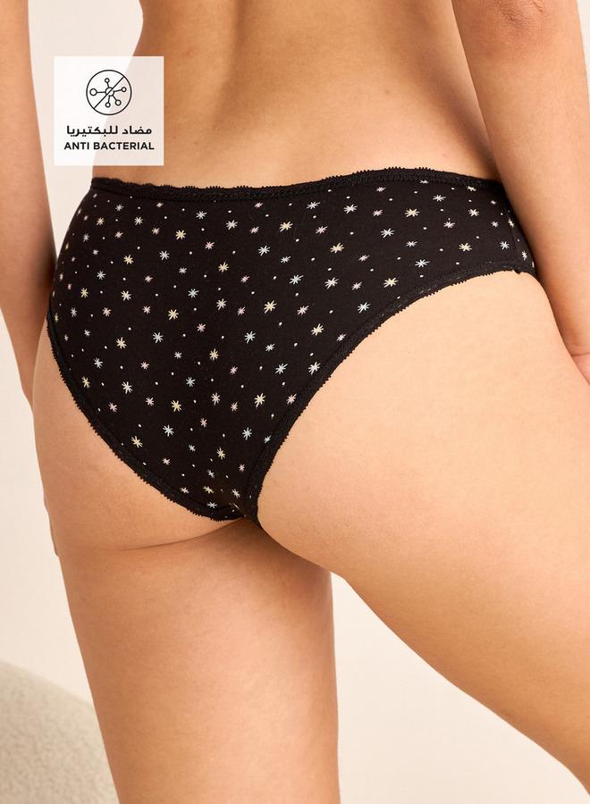 Splash FAV Printed Cheekster Briefs with Bow Detail - Image 2