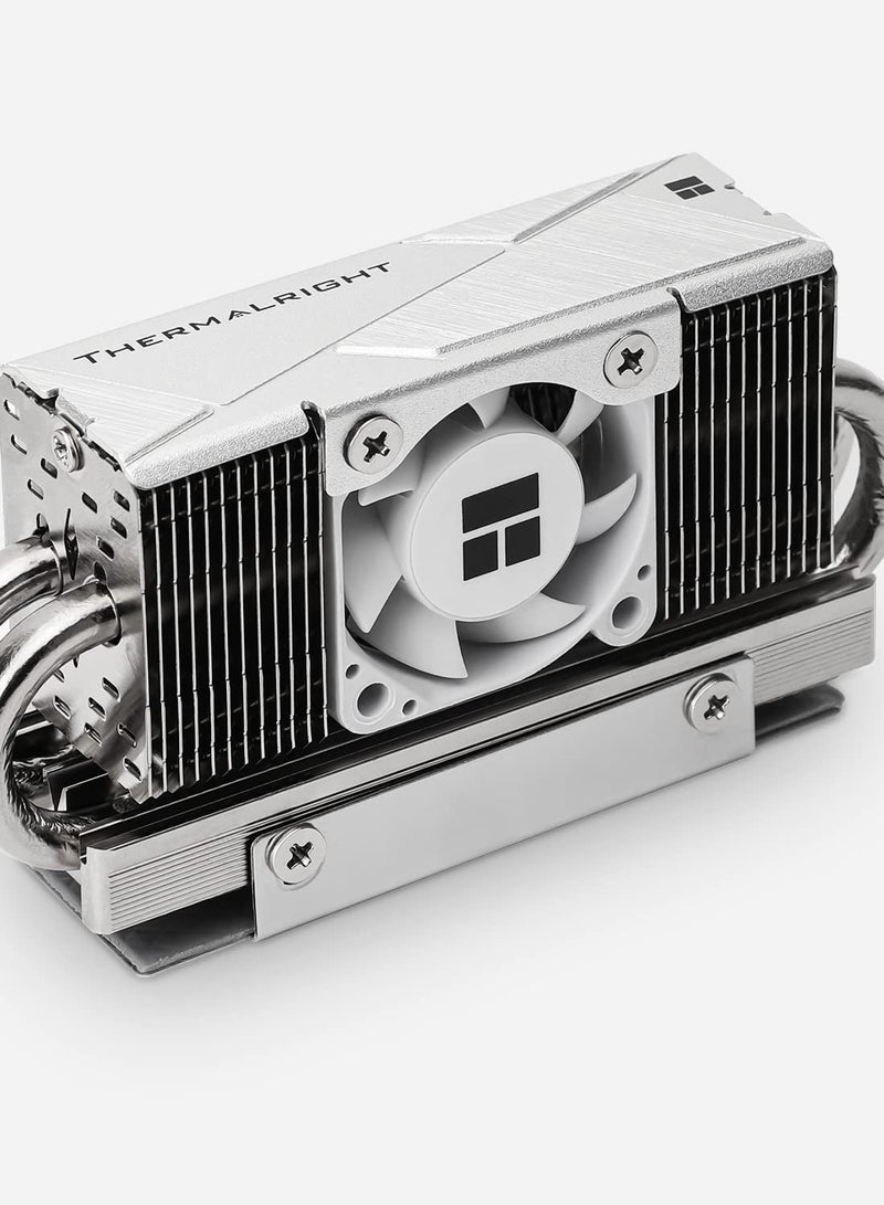 Thermalright HR10 2280 PRO SSD Cooler, Double Sided Heatsink, Carries 14.8W/m.k Silicone Pad, Includes 4 heatpipes, Reflow Process, 2280 SSD Heatsink Cooler for Desktop - Image 1