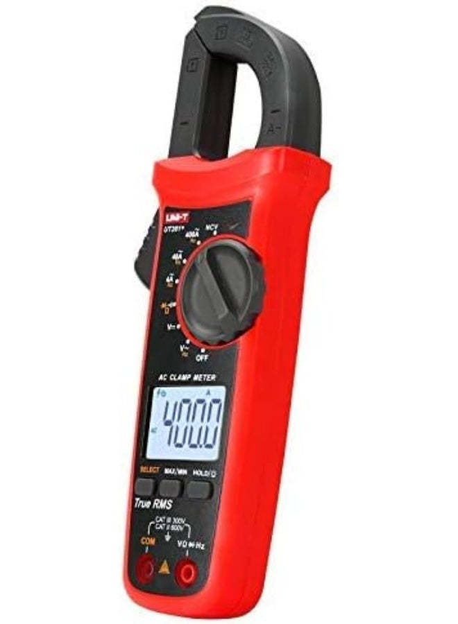 UNI-T Uni-T Digital Clamp Meter Ut201+ Ac Dc Current Amperimetro Tester Clamp Multimeter Resistance Frequency Tester - Image 2