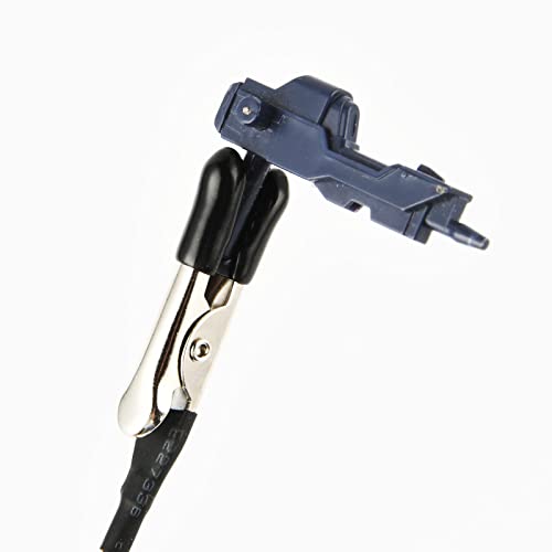 Yocoolfun 30 Pack Model Painting Alligator Clip Stick with Rubber Tips Modeling Tools,Metal Wire Clamps Long-Tailed Clasp for Hobby Modeling DIY Card Photo Memo for Airbrush Hobby Model Parts - Image 4