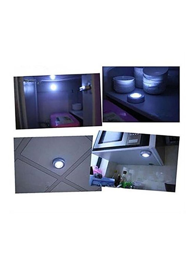 NIBEMINENT Mini Round LED Light White  - Image 2