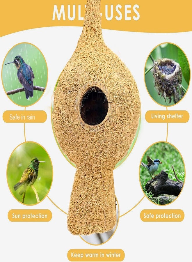 LIVEONCE DUKAN Bird NEST USE with Hanging Hooks U CAN Place Anywhere Pack OF2 Bird House - Image 2