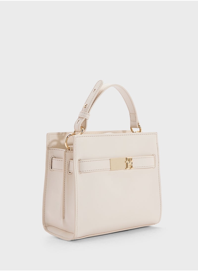 TOMMY HILFIGER HERITAGE MINI SATCHEL  - Image 3