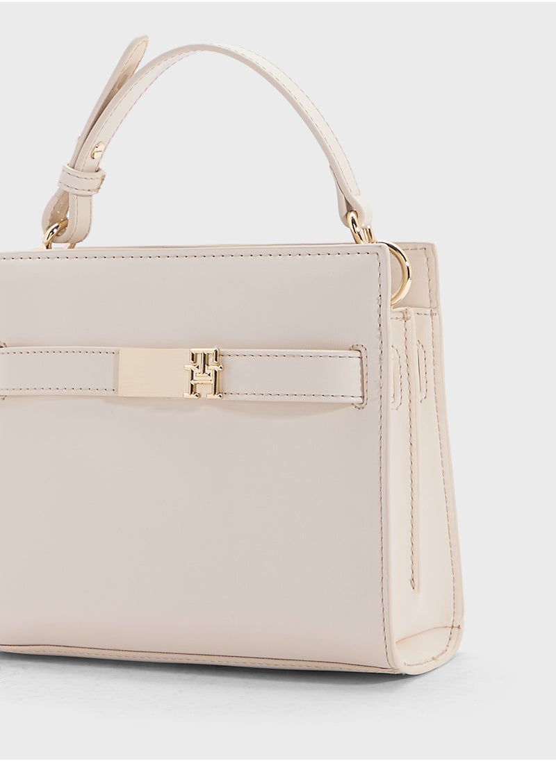 TOMMY HILFIGER HERITAGE MINI SATCHEL  - Image 4