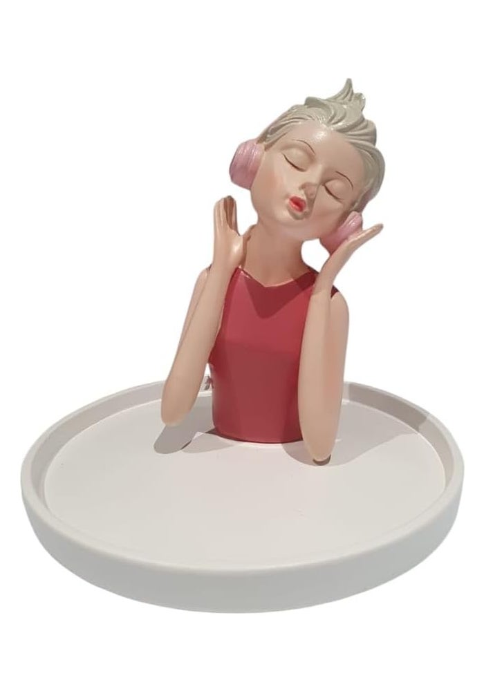 B&D Decorative Ceramic Figurine with Headphones - Image 4