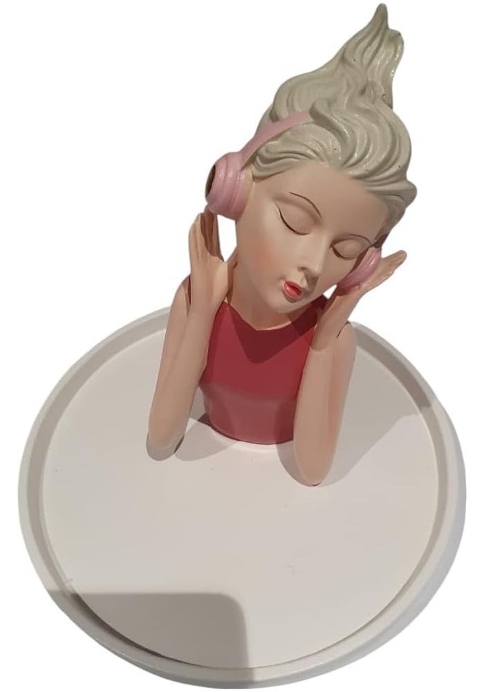 B&D Decorative Ceramic Figurine with Headphones - Image 3
