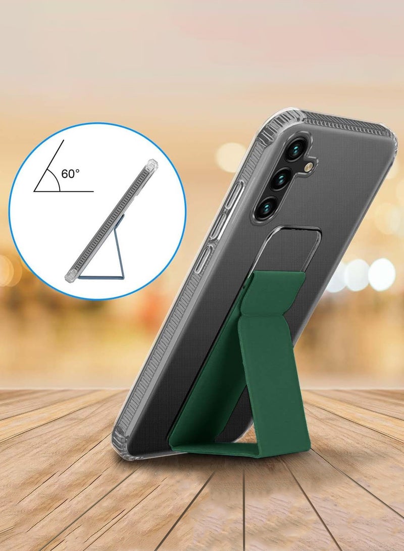 Wtech Samsung Galaxy A56 5G 2025 / Samsung Galaxy A36 5G 2025 TPU Hand Grip Air Pillow Case Cover - Dark Green - Image 2