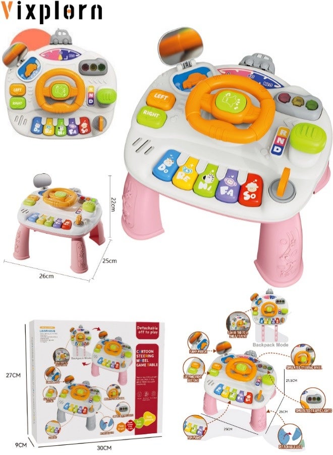 Vixplorn Baby hammer toys, baby music activity table toys, suitable for baby toys over 1 year old, baby early education toys, suitable gifts for babies - Image 1