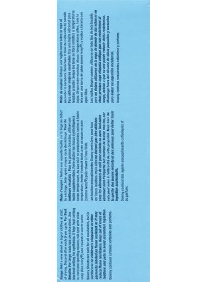 Downy Fabric Softener Dryer Sheets, April Fresh, 120 Count - Image 4