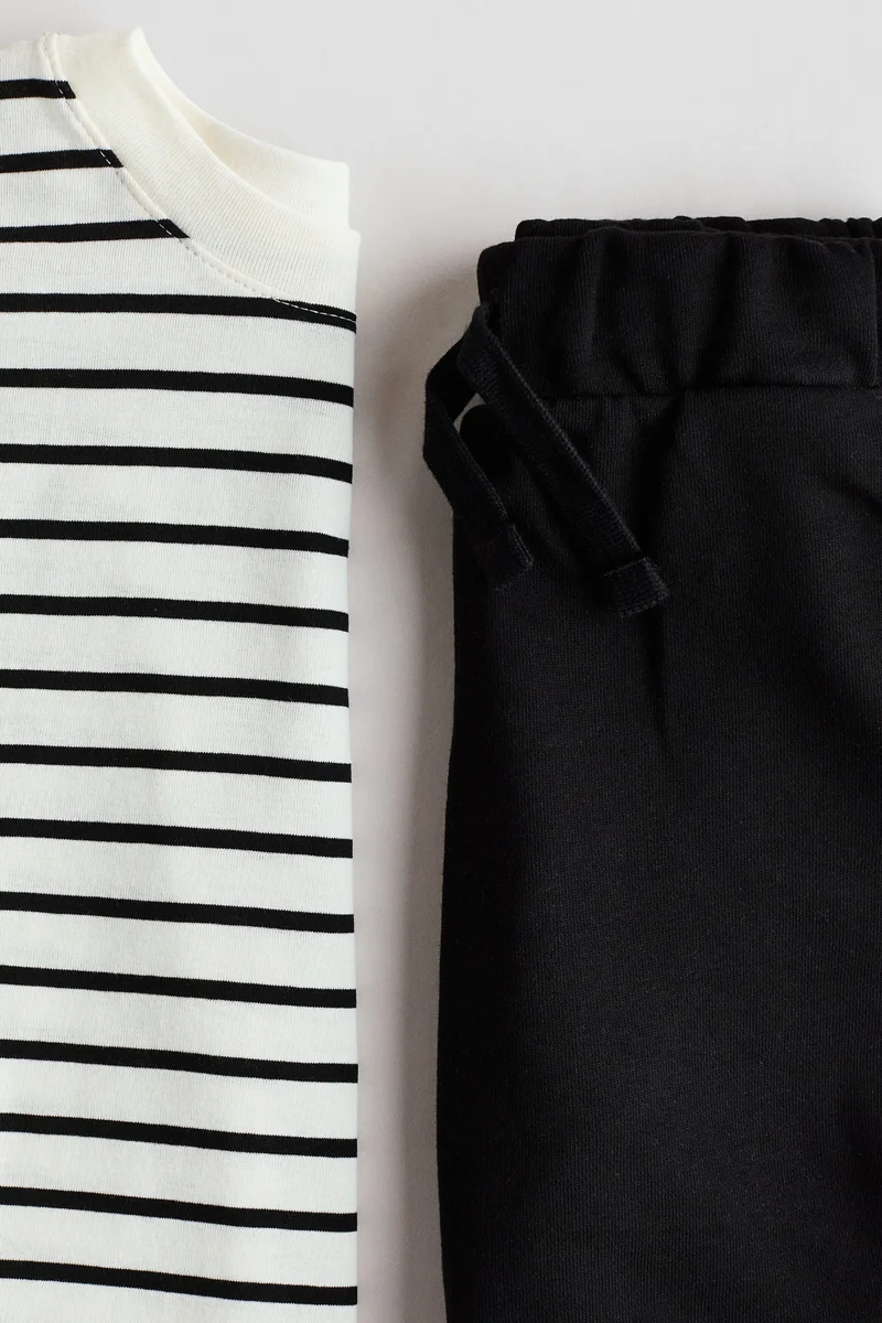 H&M 2-piece T-shirt and shorts set