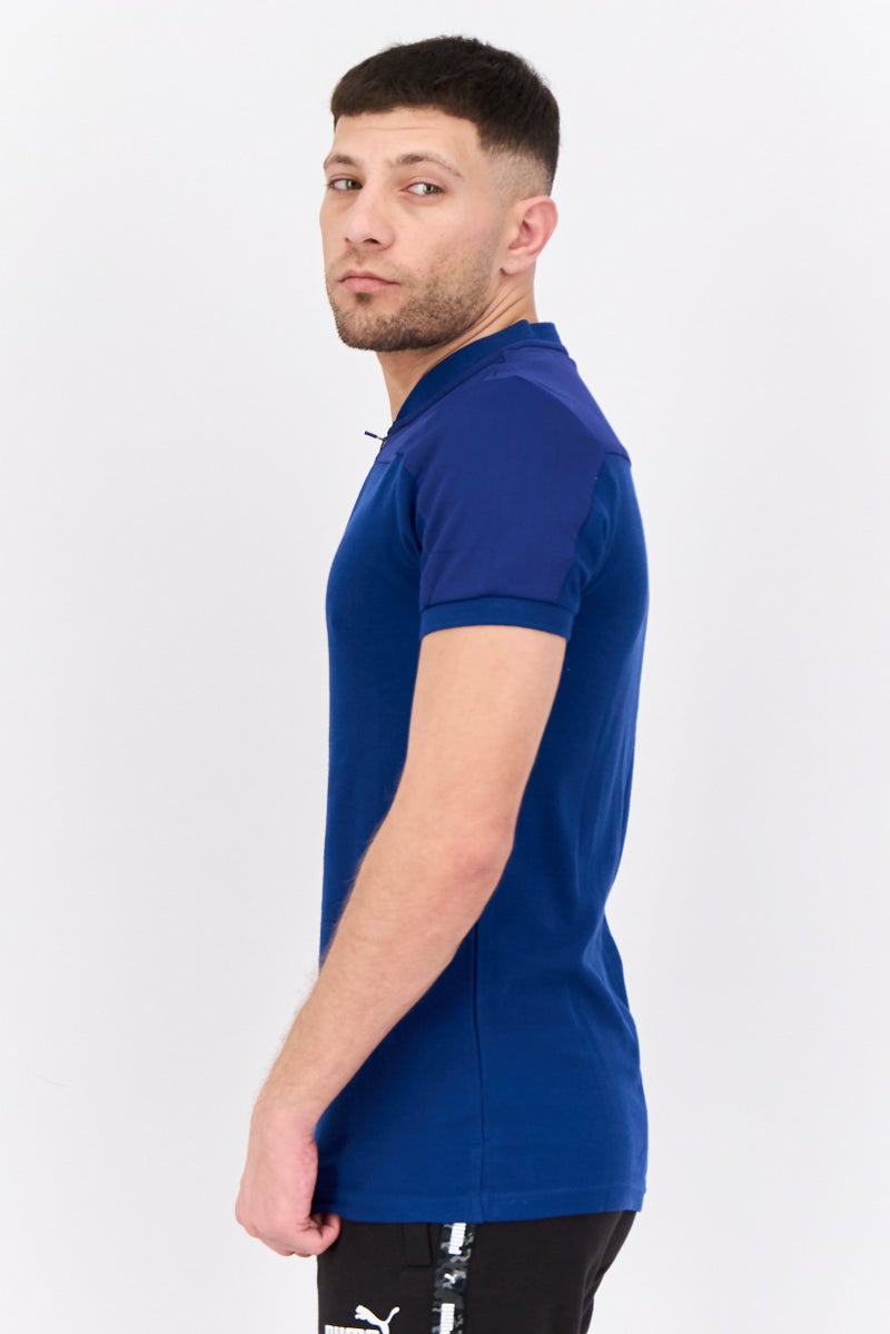 PUMA Men Sportswear Fit Short Sleeve Outdoor T Shirt, Blue - Image 2