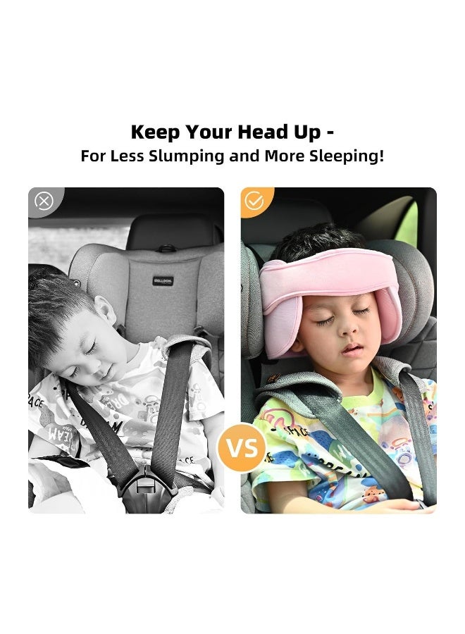 Adjustable headrest straps and neck support straps for child safety seats - Image 2
