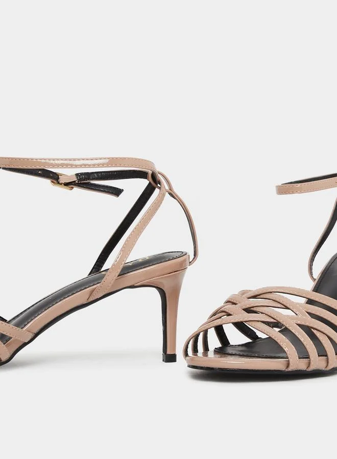 RAID Analia Mid Heel Strappy Sandals