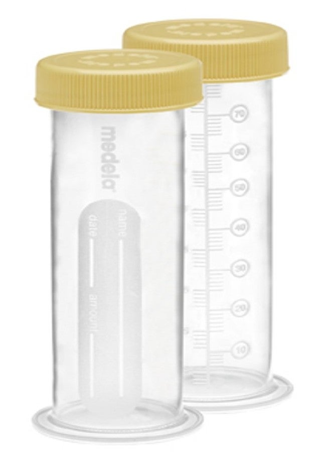 Medela Breast Milk Storage Bottles, 12 Pack of 2.7 Ounce Containers, Leak Proof Lids, Breastmilk Freezer or Refrigerator Storage, Made Without BPA