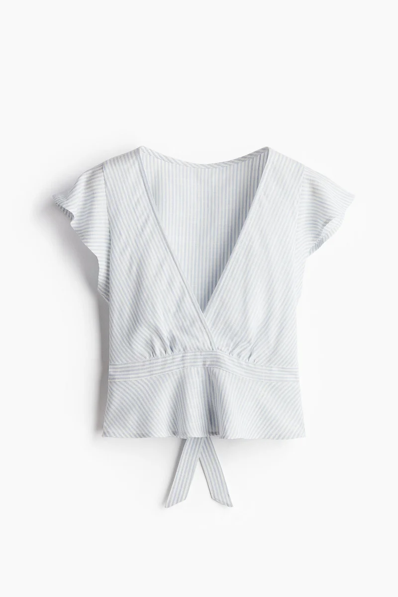 H&M Linen-blend blouse