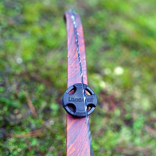 LimbSaver Recurve Dampener for Recurve and Youth Solid Limb Compound Bows, Black, 2-Pack - Image 5