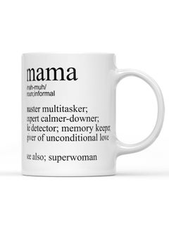 LIT Coffee Mug Funny Mom QuoteWhite Mug Gift for Mom Funny Mother defination  - Image 1