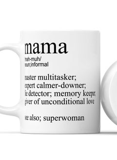 LIT Coffee Mug Funny Mom QuoteWhite Mug Gift for Mom Funny Mother defination  - Image 2