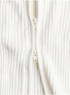 H&M Rib-Knit Zip-Through Cardigan  - Image 2