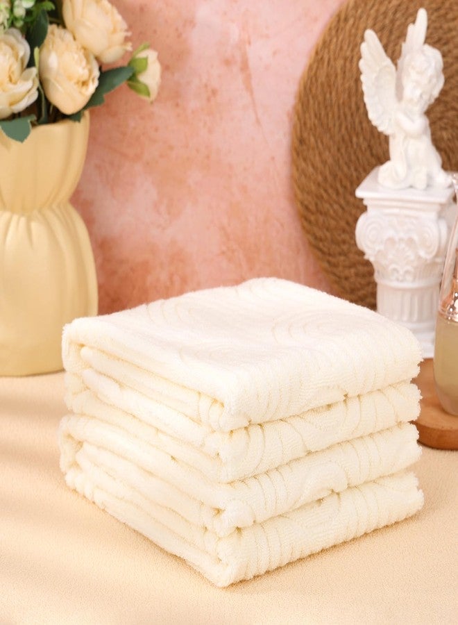 Joottuan 4 Pack Boho Hand Towels Arch Towel Rainbow Arch Dish Towel for Bathroom Decor Kitchen Cleaning Gift Set 100% Cotton Lightweight Dry Quickly Absorbent Decorative Jacquard Weave, 13.7 x 29.5 Inch - Image 3