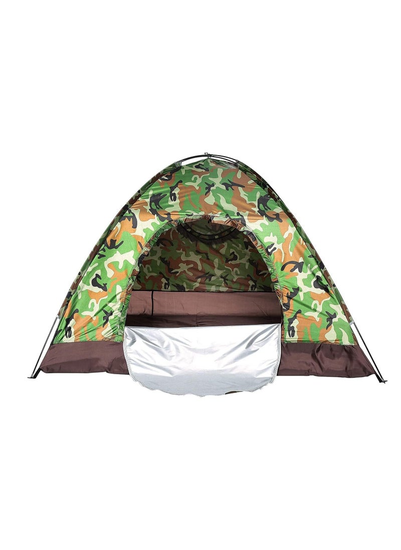 BLOOMING TIME Waterproof windproof ultraviolet-proof outdoor travel camping 2-3 people camouflage multifunction rainning proof tent  - Image 1