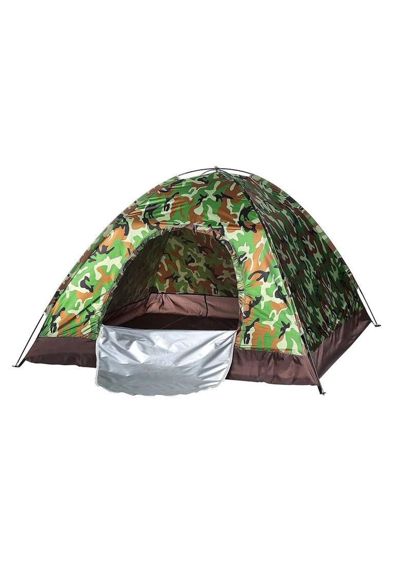 BLOOMING TIME Waterproof windproof ultraviolet-proof outdoor travel camping 2-3 people camouflage multifunction rainning proof tent  - Image 2