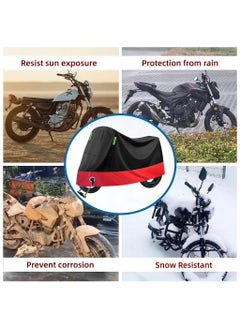Generic Motorcycle Cover Waterproof, Sunscreen, Dustproof, Electric Bike Full Protection Cover(Red)  - Image 2