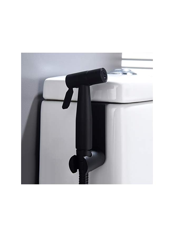The Bros Cloth Diaper Sprayer Shattaf Stainless Steel Hand Held Sprayer Bathroom Black Bidet Sprayer Head for Toilet, WS024C - Image 2