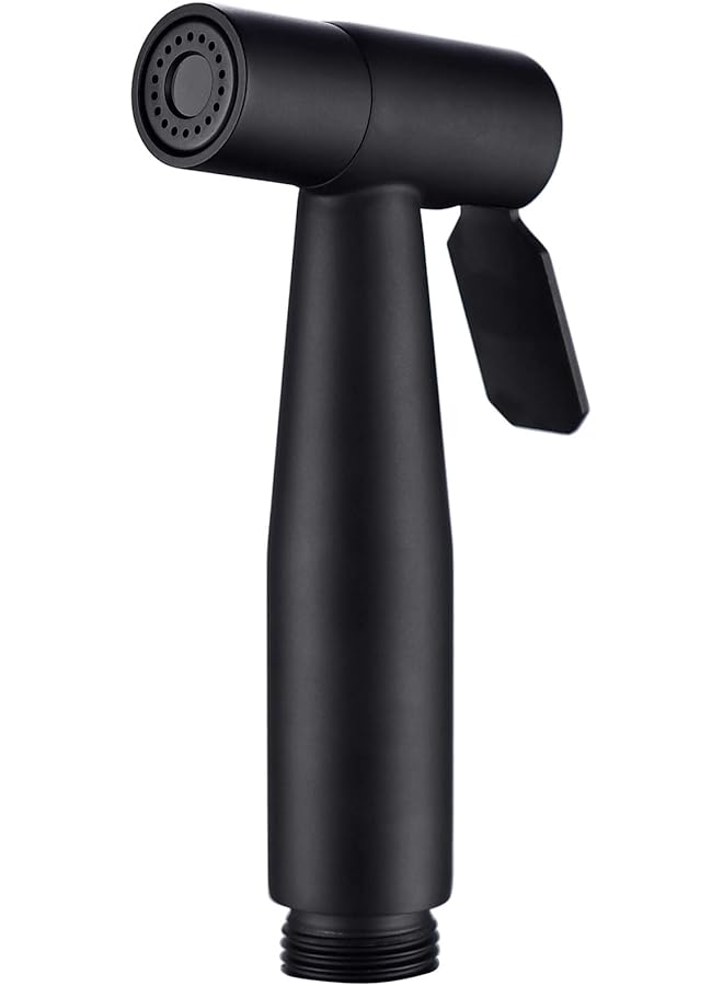 The Bros Cloth Diaper Sprayer Shattaf Stainless Steel Hand Held Sprayer Bathroom Black Bidet Sprayer Head for Toilet, WS024C - Image 1
