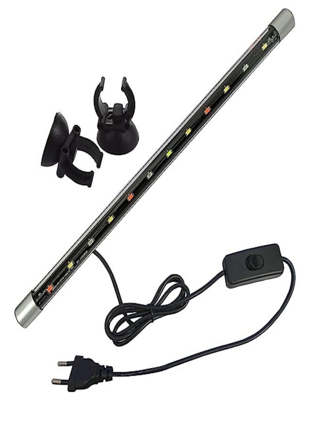 ANIMAUX Aquarium Submersible LED Light Multi Colour Changing Waterproof Submersible LED Light for Fish Tank (T4-40F | 4W | Light Length 37CM) - Image 1
