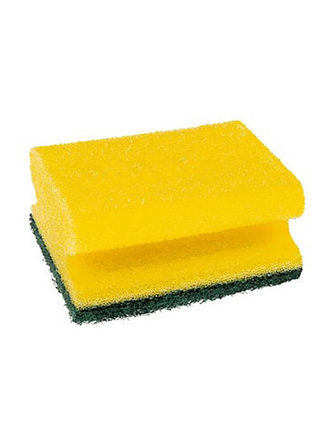 Scotch Brite 8-Piece Heavy Duty Classic Nail Saver Scrub Sponge Yellow and Green - Image 3
