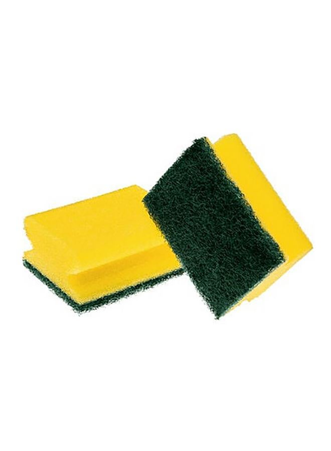 Scotch Brite 8-Piece Heavy Duty Classic Nail Saver Scrub Sponge Yellow and Green - Image 4