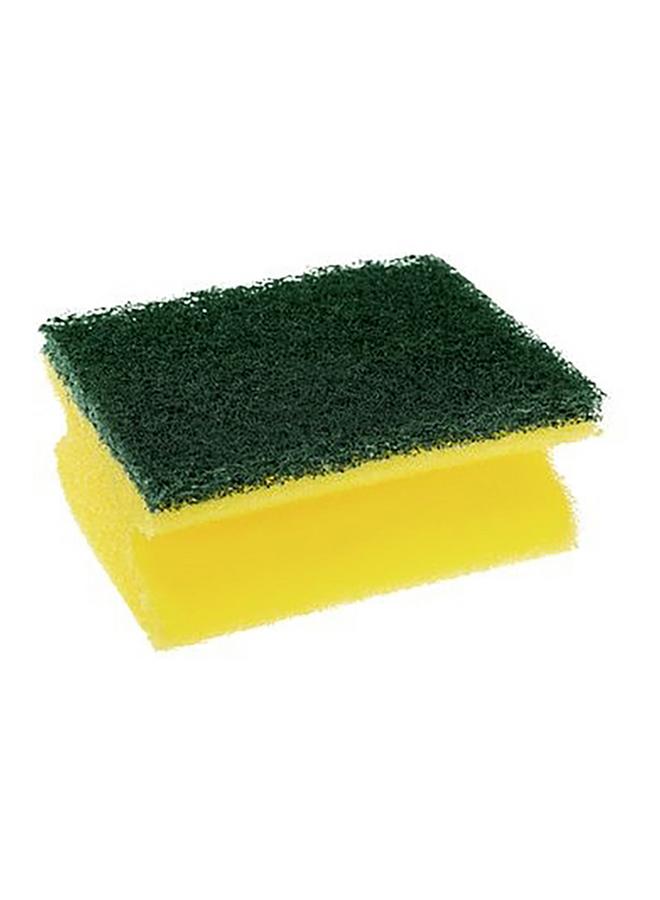 Scotch Brite 8-Piece Heavy Duty Classic Nail Saver Scrub Sponge Yellow and Green - Image 2