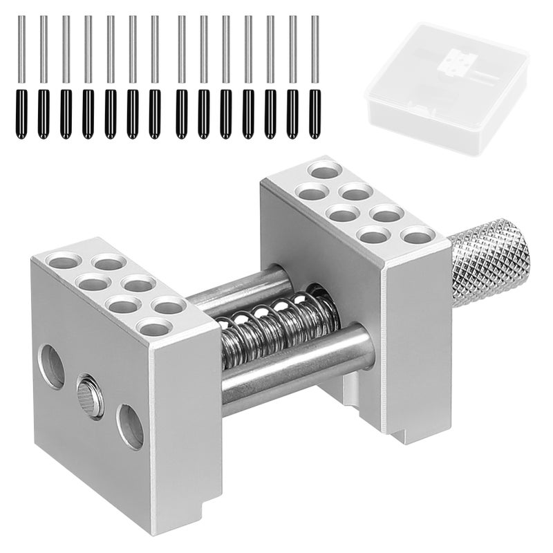 304 Stainless Steel Vise Fixture Multi-function Clamp Model Making Fixed Jig DIY Crafts Remodeling Vise Workbench with Clamping Width Adjustable Function - Image 1