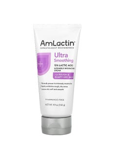 AmLactin AmLactin, Ultra Smoothing, Intensely Hydrating Cream, For Rough & Bumpy Dry Skin, 4.9 oz (140 g)  - Image 1