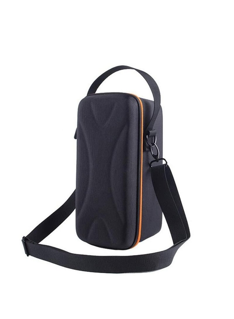 Case Bag for Marshall Middleton Portable Bluetooth Speaker Middleton Hard EVA Carrying Case Shoulder Bag w/Extra Mesh Pocket for Cable and Accessories (Black + Orange) - Image 1