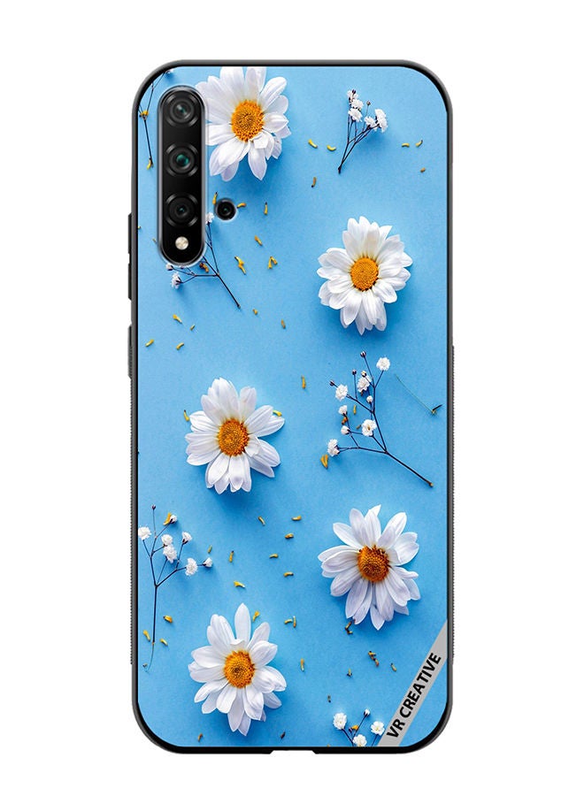 VR CREATIVE Protective Case Cover For Huawei Nova 5T Flower Design Multicolour - Image 1