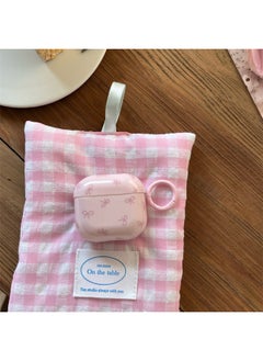 Macaron Bow AirpodsPro2 Earphone Case For Apple 1/2/3/4 Generation Wireless Bluetooth Protective Case-Color:Pink Bow + Pink Ring-Applicable Models:Airpods Pro (second Generation)